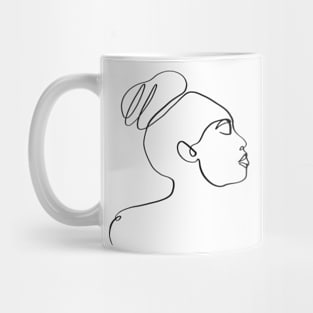 Abstract minimal women Mug